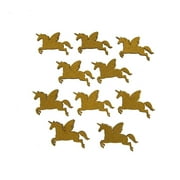 Unicorn Glitter Wood Favors, 2-1/4-Inch