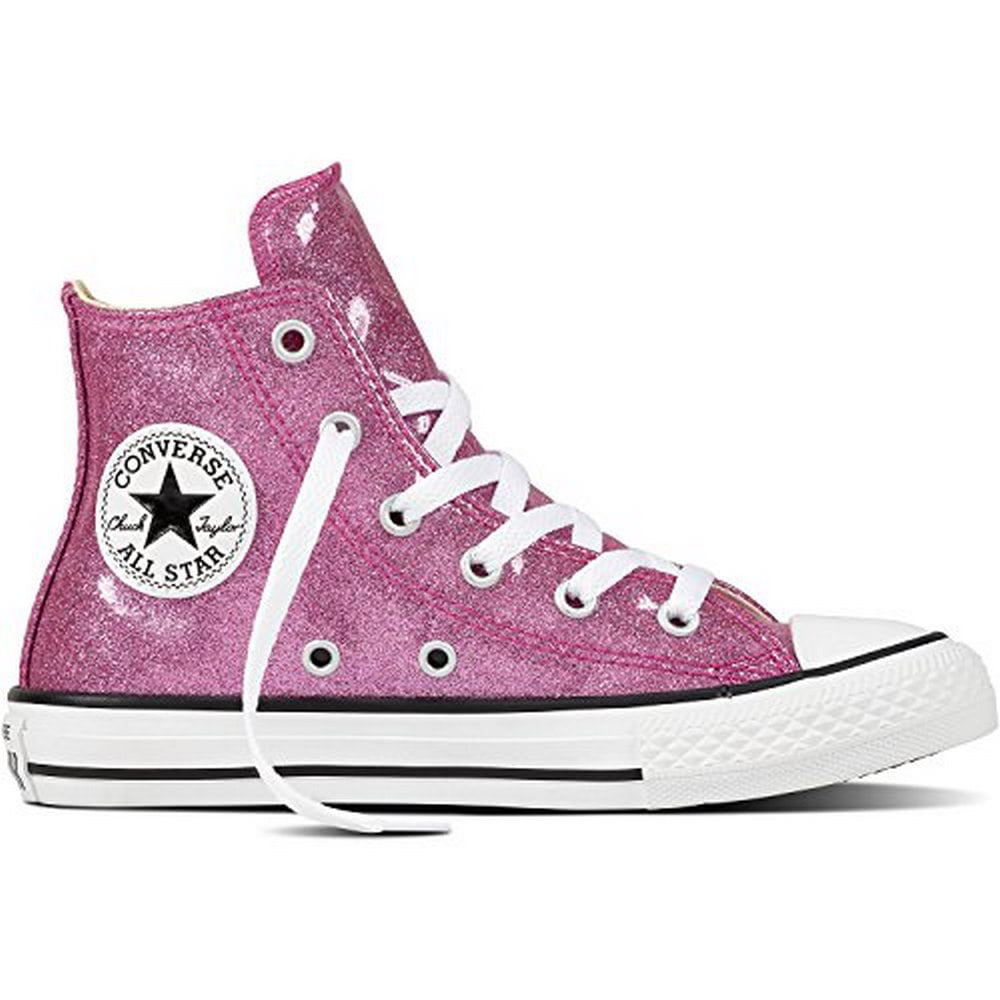Converse Unisex CHUCK TAYLOR ALL STAR HI-TOP, BRIGHT VIOLET/NATURAL/WHITE -  