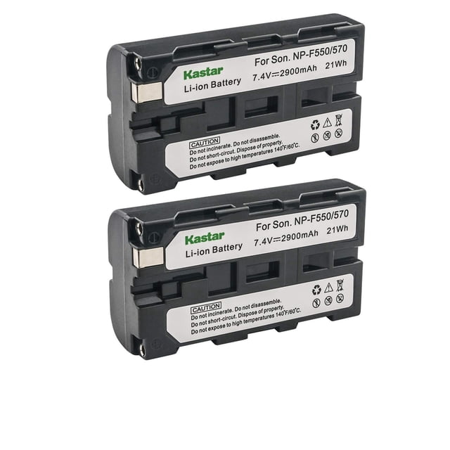 Batería de repuesto Kastar NP-F570 (paquete de 2) para Sony Serie L