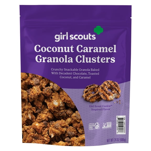 Girl Scouts Granola Coconut Caramel Clusters, 24 Ounce