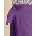 thumbnail image 6 of Moomaya Solid Cotton Trousers For Women, Elastic Waist Pajama Pants, 6 of 8