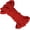 Red, variant on Thick Macrame Cord 8mm x 32.8 Feet Rope Yarn Braided Cotton Cord, 3-Ply Twisted Natural for DIY Crafts Wall Hangings Plant Hangers Knotting Home Decoration (Red) Red 8MM 32.8FT