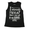 thumbnail image 4 of Harry Potter Solemnly Swear Womens' Cut-Off Sleeve Muscle Juniors Tee T-Shirt, 4 of 5