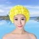 thumbnail image 2 of Gorra 3D Flor Baño Transpirable Deportes acuáticos Sombrero Piscina Accesorios Amarillo Hugtrwg Para estrenar, 2 of 3