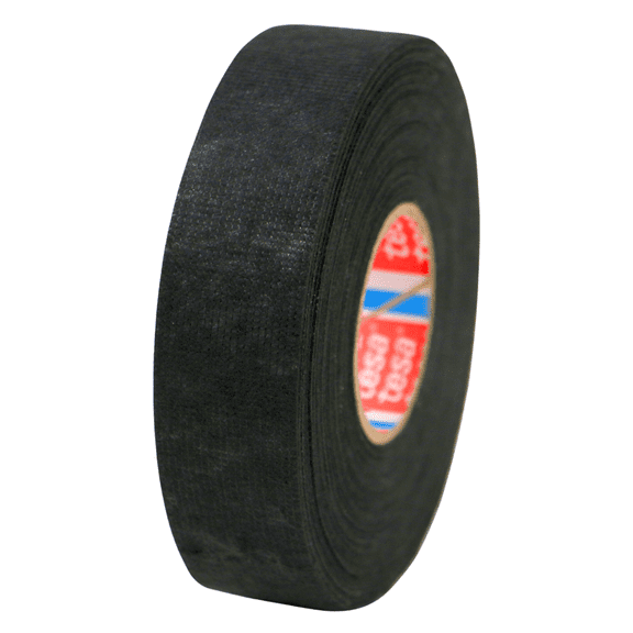 tesa PET Fleece Wire Harness Tape (51618): 1 in. x 82 ft. (Black)