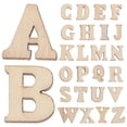 thumbnail image 1 of MasteelfCA 200pcs 15mm DIY Educational Toy Small Natural Wooden Slice Scrapbooking Embellishments DIY Craft Decor (English Letters Pattern), 1 of 8