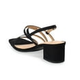 thumbnail image 3 of LC Lauren Conrad Emeliah 02 Women's Dress Sandals Color: Black Size: 11, 3 of 4
