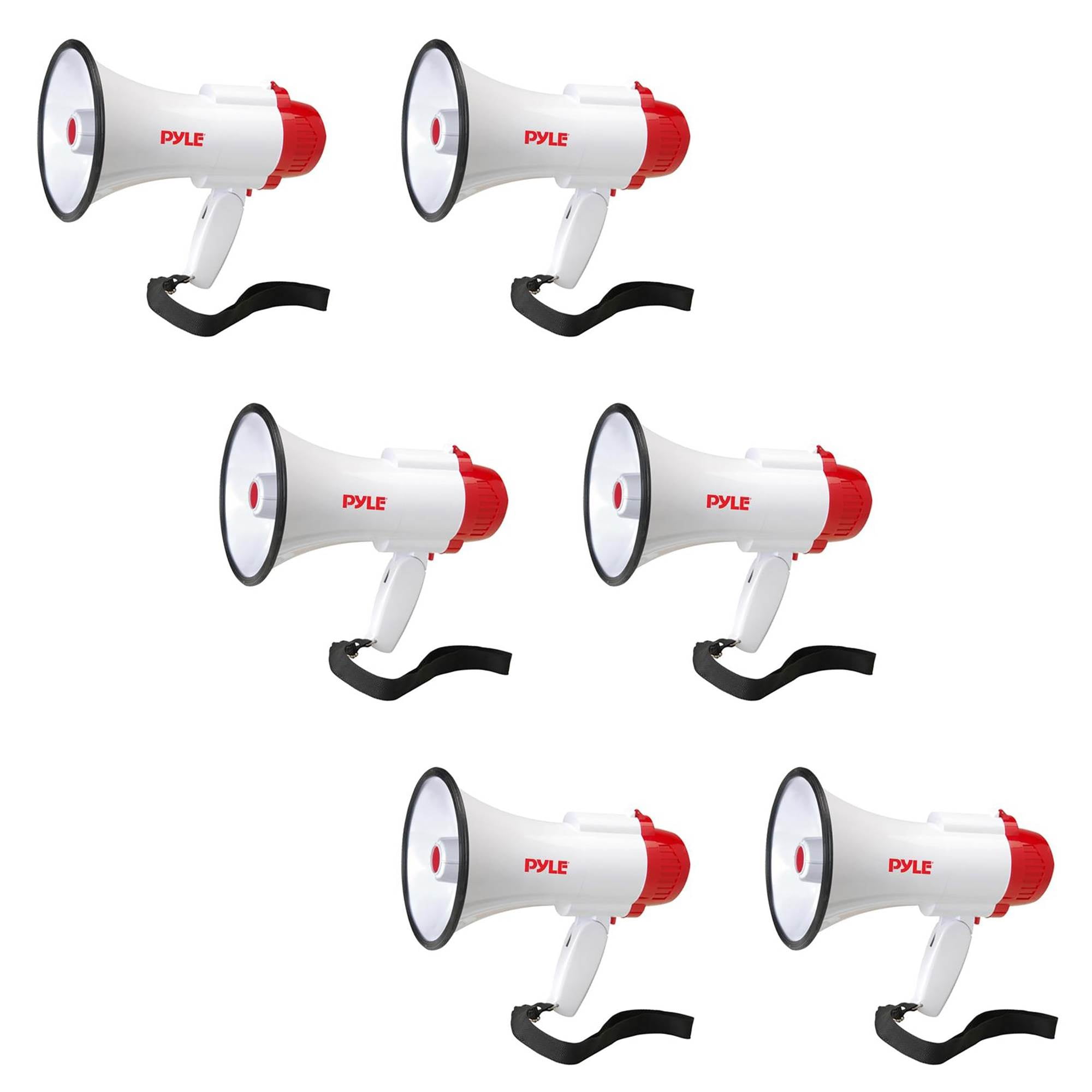 Pyle Pro Handheld Megaphone Bull Horn with Siren and Voice RecorderPMP35R 