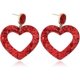 thumbnail image 1 of Pendientes de Lentejuelas de Amor Yashi para el Día de San Valentín Elegantes y Livianos de Cuero, 1 of 5