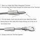thumbnail image 4 of 2Pcs Marine Grade 316 Stainless Steel Swageless Eye Terminal Wire Cable Rope Diy Fitting Rigging Har., 4 of 5