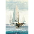 thumbnail image 3 of Pearce, Allison 13x18 Black Modern Framed Museum Art Print Titled - Quiet Boats, 3 of 5
