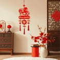 thumbnail image 5 of 1Pc Chinese New Year Horse Ornament,Paper Cut Home Decor Pendant for Cars Cafes Bookstores Display,Festival Wall Hanging,Holiday Decoration,Red, 5 of 6
