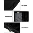 thumbnail image 4 of Little Donkey Andy Men's Lightweight Jacket Water Resistant Windbreaker Fleece Lined Warm Coat Black XL, 4 of 5