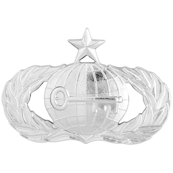 USAF Badge Force Intelligence Senior Mirror Finish