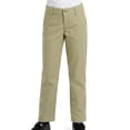 thumbnail image 3 of French Toast Girls' Straight-Leg School Uniform Pants Color: khaki Size: 8, 3 of 5