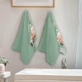 thumbnail image 4 of Cute Bunny Hand Towels, Easter Egg Car Kitchen Towel Ultra Soft and Absorbent,Decorative Fingertip Face Towel for Bathroom Hotel, 2 PCS, 28.3"x 14.4", 4 of 5