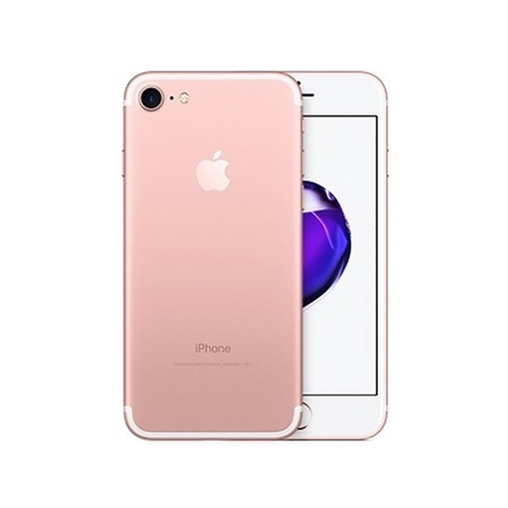 Apple Iphone 7 128gb Rose Gold Unlocked Certified Refurbished Good Condition Walmart Com Walmart Com