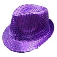 thumbnail image 1 of KelaJuan Men's Women's Jazz Hat, Sequins Decorated Stage Dance Performance Party Holiday Hat, 1 of 6