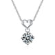 thumbnail image 5 of Collar clásico de plata S925 con forma de amor para mujer, colgante de lujo personalizado de quilates pequeños, cadena de clavícula de moda, regalo, 5 of 5