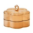 thumbnail image 1 of Shangren Food Storage Organizer 2 Layer Jewelry Storage Box for Party Kitchen Wedding Brown, 1 of 8