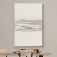 thumbnail image 3 of wall26 Canvas Print Wall Art Rustic Tan Duotone Paint Stroke Waves Abstract Shapes Illustrations Modern Art Decorative Minimal Relax/Calm Zen for Living Room, Bedroom, Office - 16x24 inches, 3 of 5