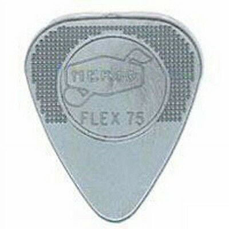 Herco® HE211 Flex 75 Nylon Flat Picks, Silver, Heavy, 100/Bag
