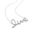 thumbnail image 4 of Everly Women's Diamond Sterling Silver Necklace, 4 of 5
