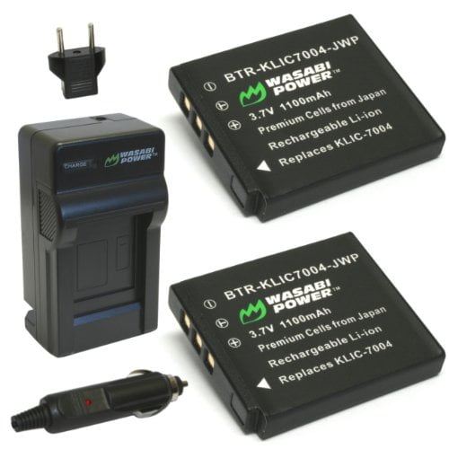 Wasabi Power Batterie (2-Pack) et Chargeur pour Fujifilm NP-50, BC-50, BC-45W et Fuji FinePix F50FD, F60FD, F70EXR, F75EXR, F80EXR, F85EXR, F100FD, F20
