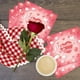 thumbnail image 1 of Servilletas con estampado de corazones para San Valentín | Paquete de 24 servilletas desechables para cóctel de 16,5 x 16,5 cm | Vajilla decorativa de papel para celebraciones románticas, 1 of 5