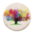 thumbnail image 1 of Color Bursting Rainbow Tree Pinback Button Pin, 1 of 5