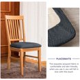 thumbnail image 6 of Stretch Chair Seat Covers, Spandex Jacquard Chair Seat Covers Removable Washable Chair Seat Cushion Cover For Kitchen, 6 of 6