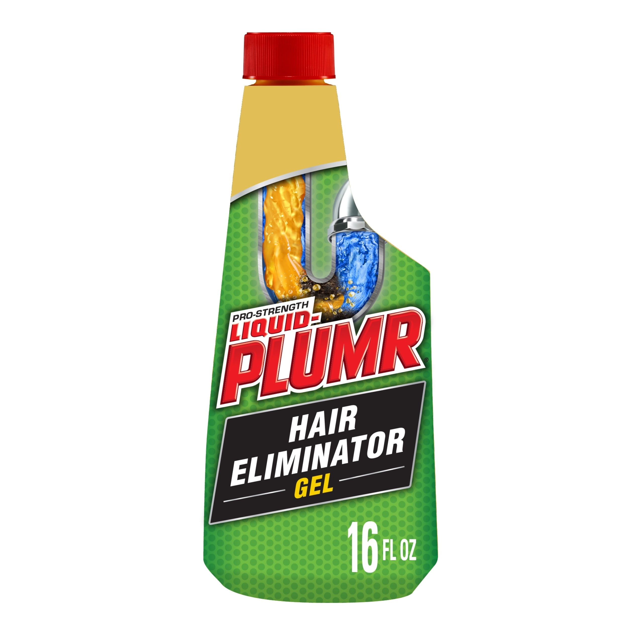 Liquid-Plumr Hair and Drain Clog Remover Gel, Septic Safe, Unscented, 16 fl oz