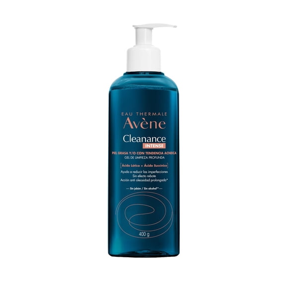 AVENE Cleanance Intense, Gel de Limpieza Profunda para Piel con Tendencia Acnéica y Poros Obstruidos, 400ml