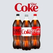 Diet Coke Soda Pop Bottle, 2 Liters