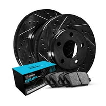 R1 Concepts Rear Brakes and Rotors Kit |Rear Brake Pads| Brake Rotors and Pads| Ceramic Brake Pads and Rotors WHWN1-59041