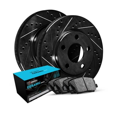 R1 Concepts Rear Brakes and Rotors Kit |Rear Brake Pads| Brake Rotors and Pads| Ceramic Brake Pads and Rotors WHWN1-59041