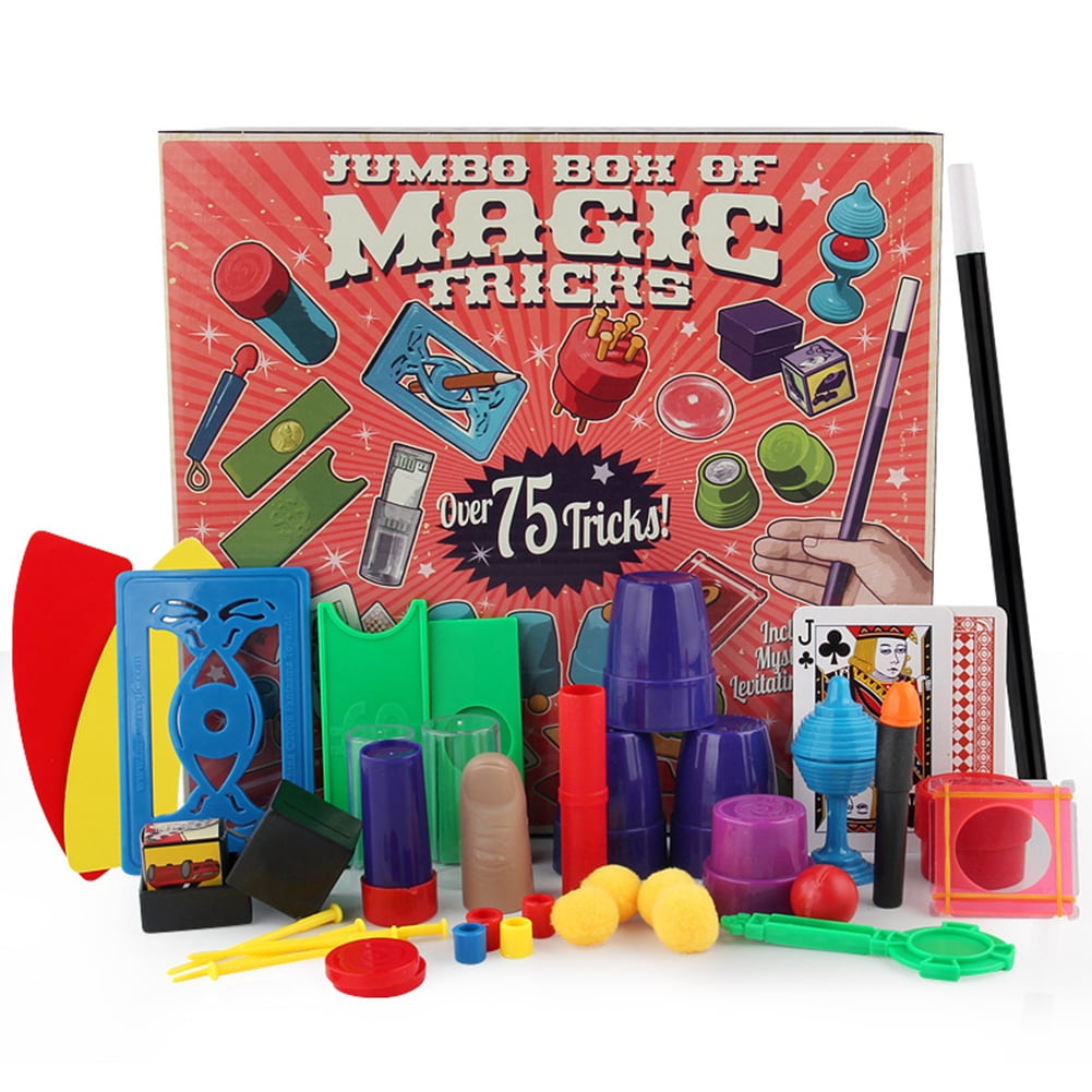 Kids Creative Magic Props Box Suit Interactive Stage Magic Trick Toys