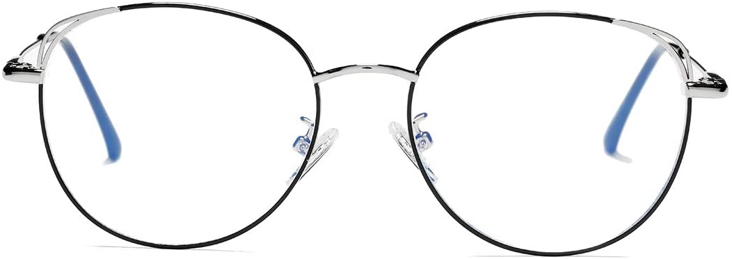Cat Eye Blue Light Blocking Glasses For Women - Big Frames, Clear Anti-Blue Light Lenses, Stylish & Comfy
