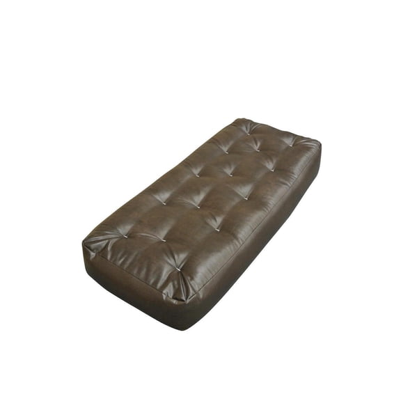 Loveseat Ottoman Futon Mattress 21x54 Inch Leather Comfort