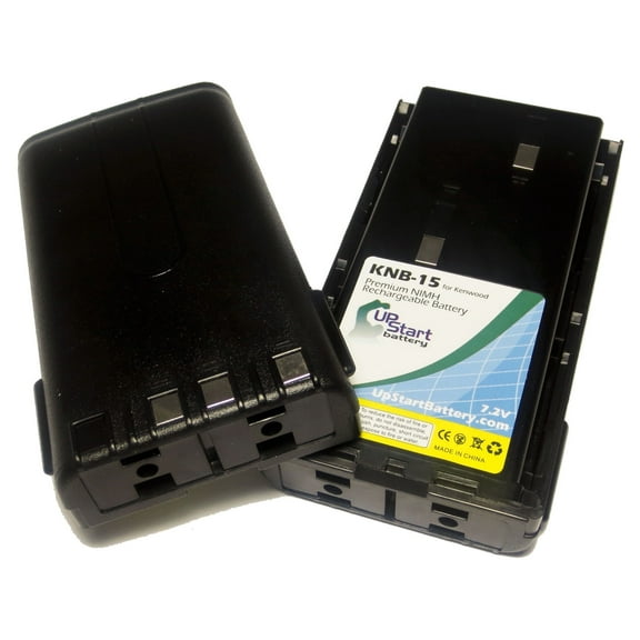 2x Pack Compatible Kenwood TK-370 Battery - Compatible for Kenwood KNB-14 Two-Way Radio Battery (1300mAh, 7.2V NI-MH)