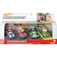 thumbnail image 1 of Set de vehículos de juguete Hot Wheels Mario Kart, paquete de 4 con 1 exclusivo, 1 of 2