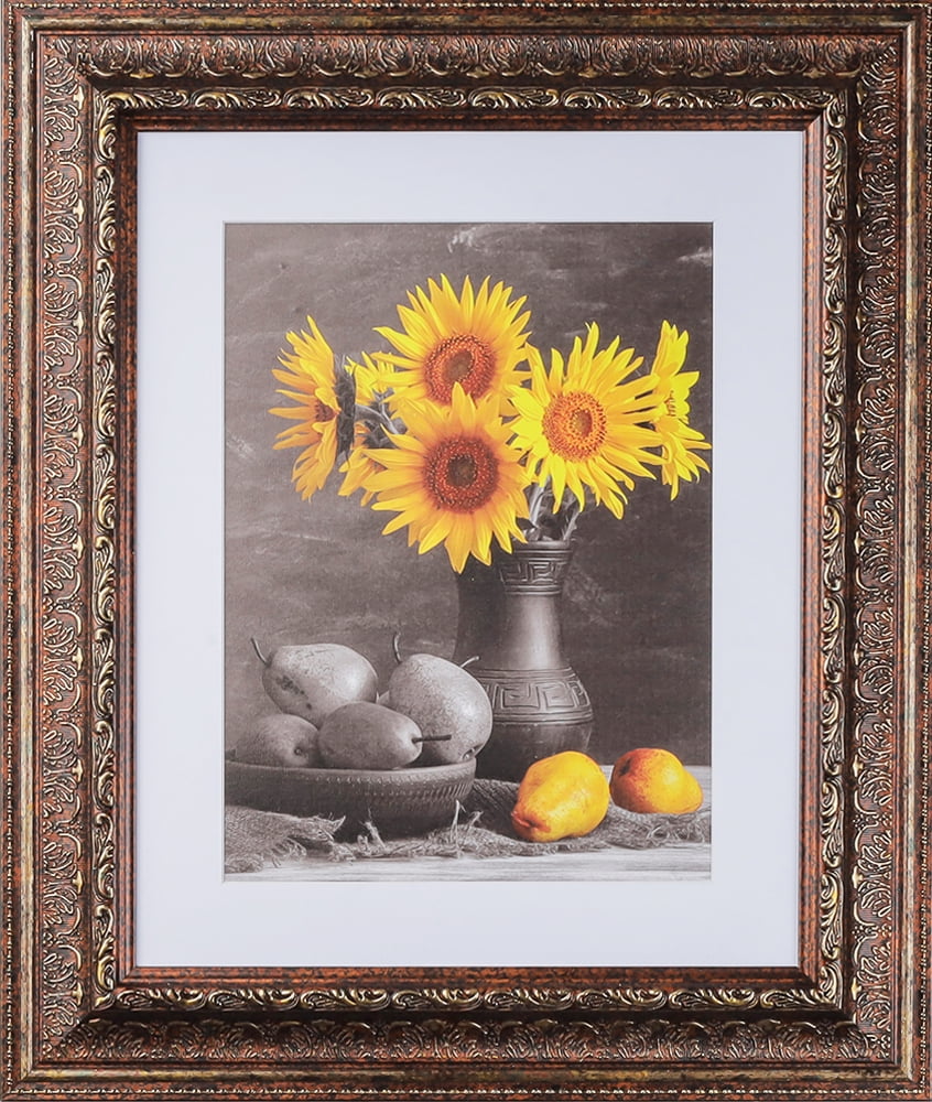 31/2" Polystyrene Classic Picture Frame 16x20 Bronze by