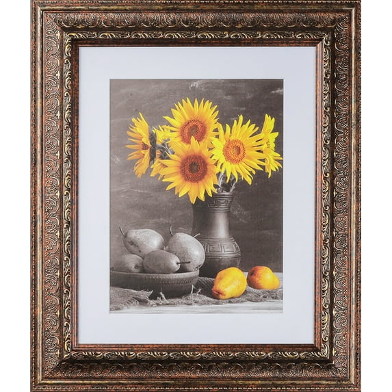 3-1/2" Polystyrene Classic Picture Frame 19x25 Bronze by WholesaleArtsFrames-com 104 Series Made In USA