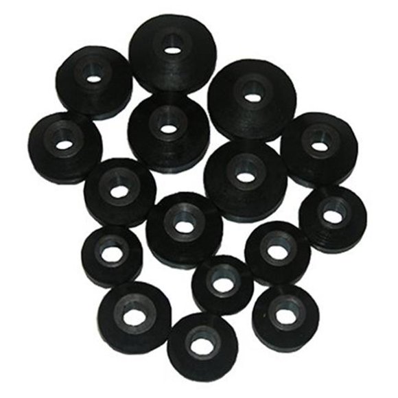 LASCO 02-1093 Small Beveled Assortment Faucet Washer, 16-Pack