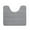 Gray, variant on Qholemyo Foam Bath Mat U Shape Toilet Mats Bathroom Rugs Soft Comfortable Water Drying Absorption Non-Slip Thick Machine Washable Easier To Dry Dark Toilet Mat U Shape Toilet Rugs U Shaped Washable
