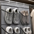 thumbnail image 4 of Door Shoe Organizer Hanging Fabric Shoe Organizer for Closet Door, Over Door Shoe Organizer Hanging for Entryway Bedroom Closet, 35 Pockets Hanging Shoe Storage Organizer, 4 of 6
