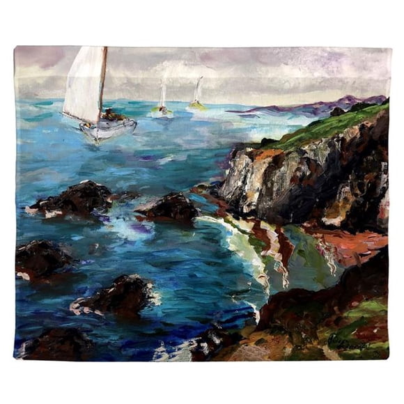 24 x 30 in. Sailing the Cliffs Wall Hanging