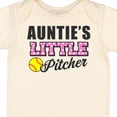 thumbnail image 4 of Inktastic Auntie's Little Pitcher Softball Girls Baby Bodysuit, 4 of 5