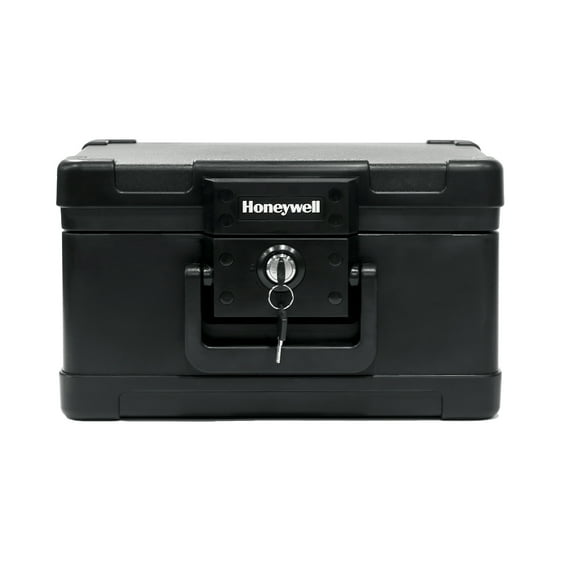 Honeywell 0.15 cu. ft. 30-Minute Fire Molded Chest with Key Lock, 1101