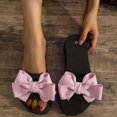 thumbnail image 6 of Women's Summer New One-line Rhinestone Pearl Over Flat Sandals Sandals for Women Purple 41, 6 of 6